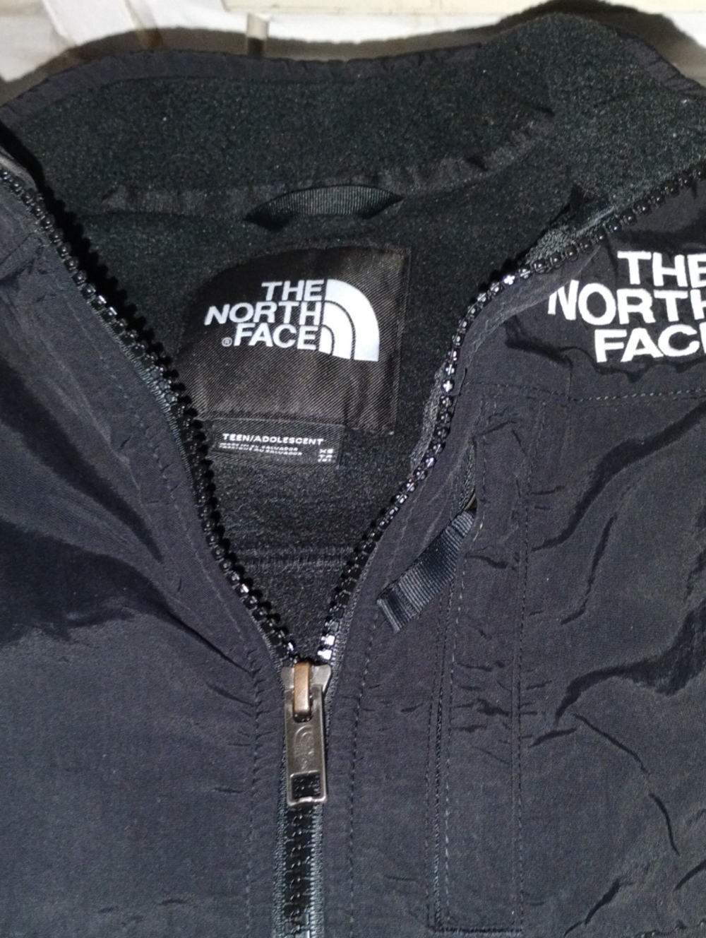 The North Face Kid's Black Performance Jacket with Full Zip